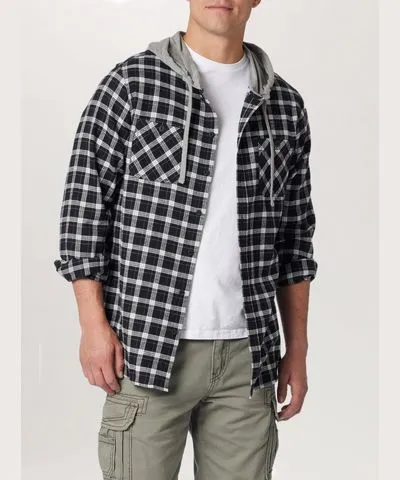 8/4/2023 Switchback Flannel Hoodie for Young Men | UNIONBAY