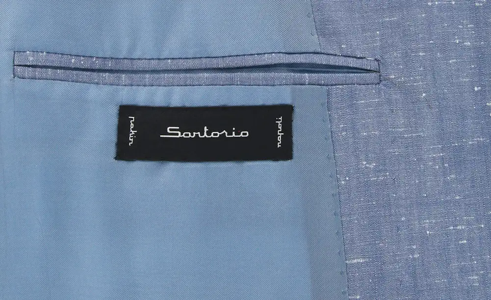 Abla by Sartorio Denim Blue Suit