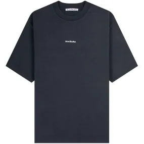 Acne Studios 'Extorr' Stamp Logo T-Shirt Black