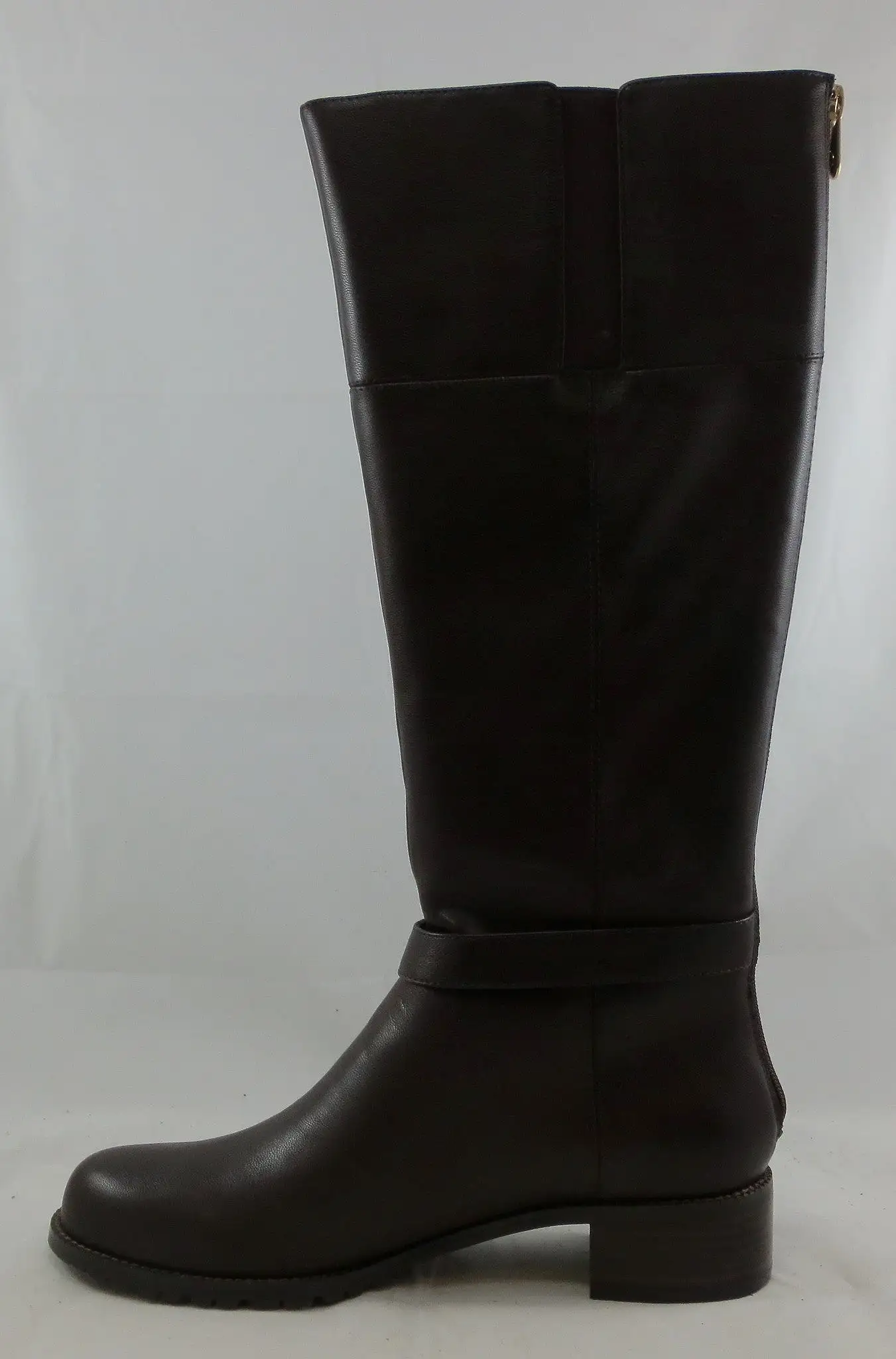 ADRIENNE VITTADINI Women's Tripp Boot - Dark Brown Smooth Leather 6M