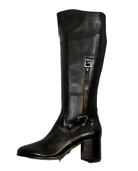 ADRIENNE VITTADINI Women's • Gordy • Boot - Black Soft Calf Leather 6M