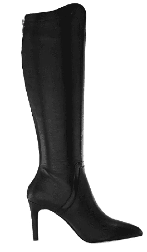 ADRIENNE VITTADINI Women's •Nalani• Tall Boot 9M Black Nappa Leather