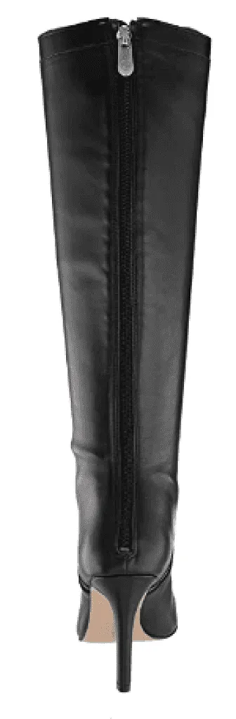 ADRIENNE VITTADINI Women's •Nalani• Tall Boot 9M Black Nappa Leather