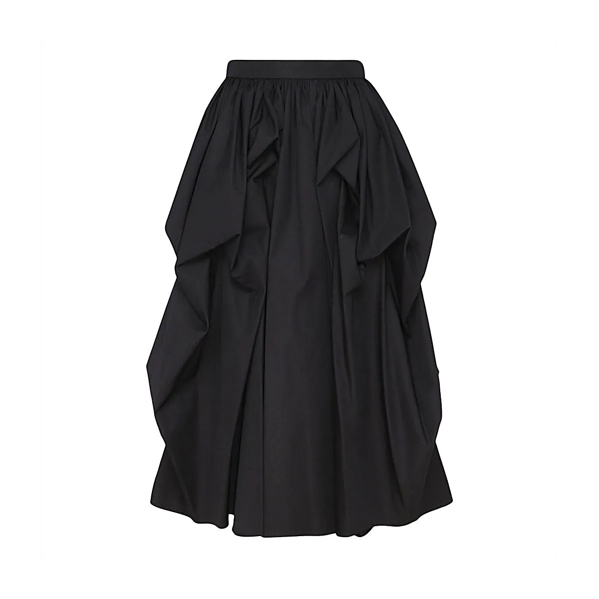 Alexander McQueen High Waist Gathered Skirt