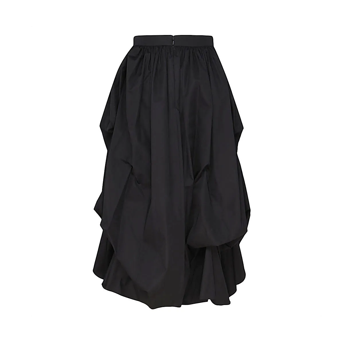 Alexander McQueen High Waist Gathered Skirt