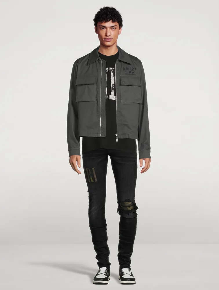 AMIRI Cotton Zip Jacket