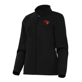 Antigua Oregon State Beavers Women's  Black Links 2 Golf Full-Zip Jacket