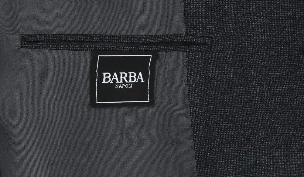 Barba Napoli Charcoal Gray Suit