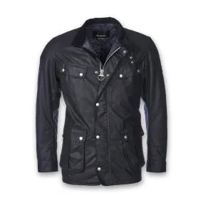 Barbour International - Tourer Duke Wax Jacket in Navy