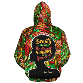 BEAUTY BEGINS ALL-OVER HOODIE