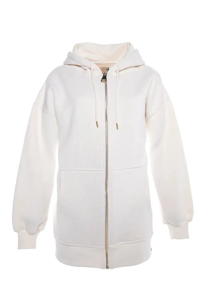 Bee And Alpaca Oversize Zipped Hoodie