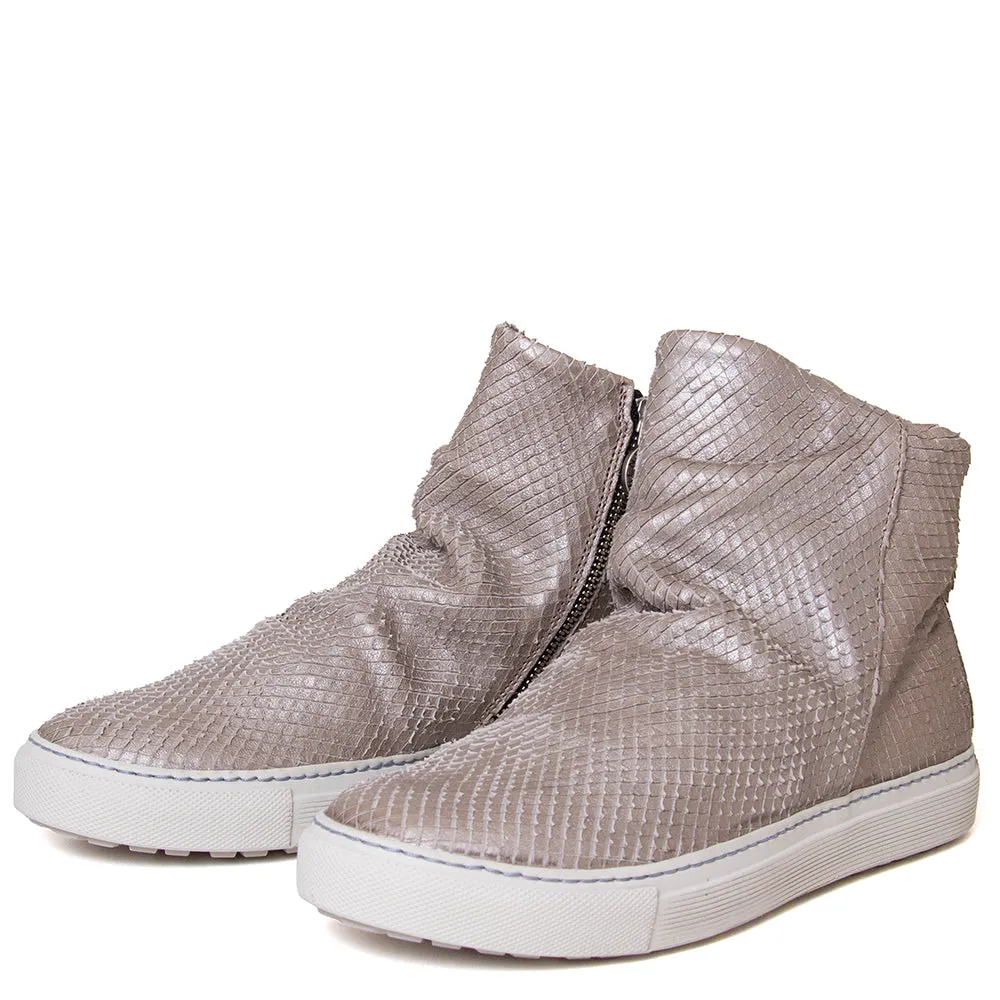 Biel Women's Leather High-Rise Sneaker