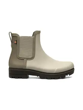 Bogs- Women's Holly Chelsea Taupe Rain Boots 72781260