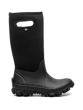 Bogs- Women's Whiteout Cracks Black Winter Boots  73049-001