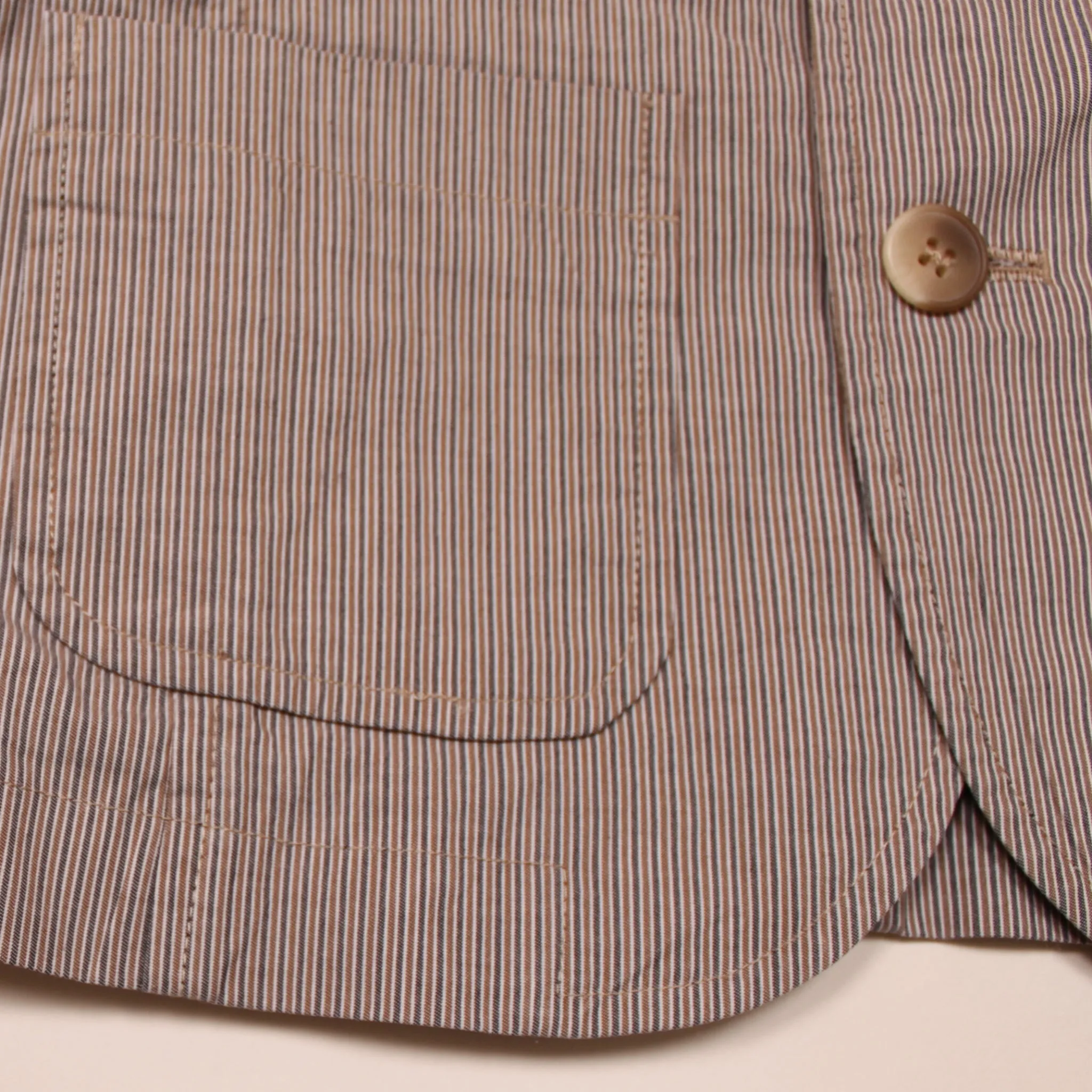 Bonpoint Cotton Stripe Blazer: 3 Years