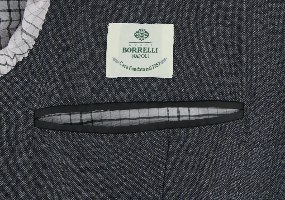 Borrelli Charcoal Gray Suit