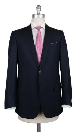 Borrelli Midnight Navy Blue Suit