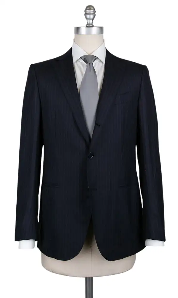 Borrelli Midnight Navy Blue Suit