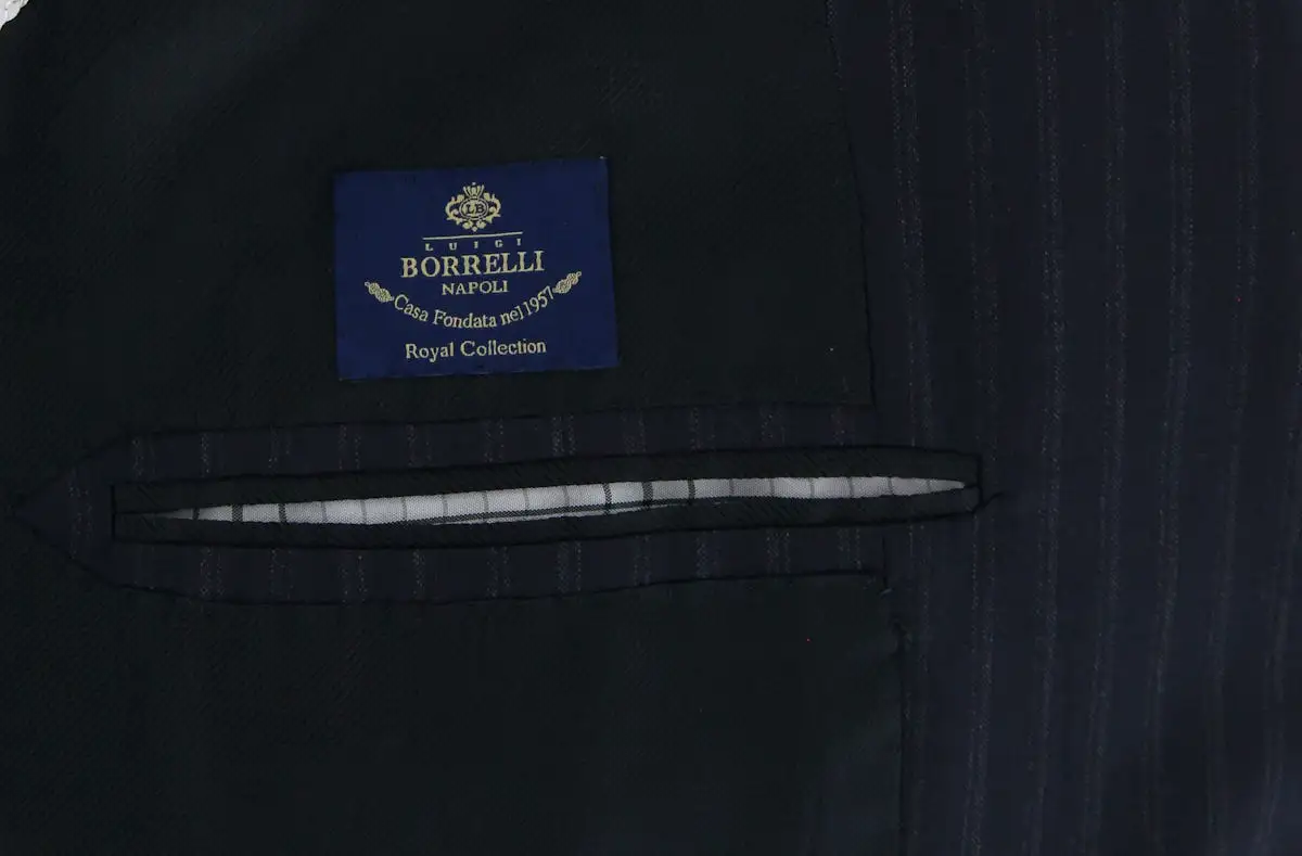 Borrelli Midnight Navy Blue Suit