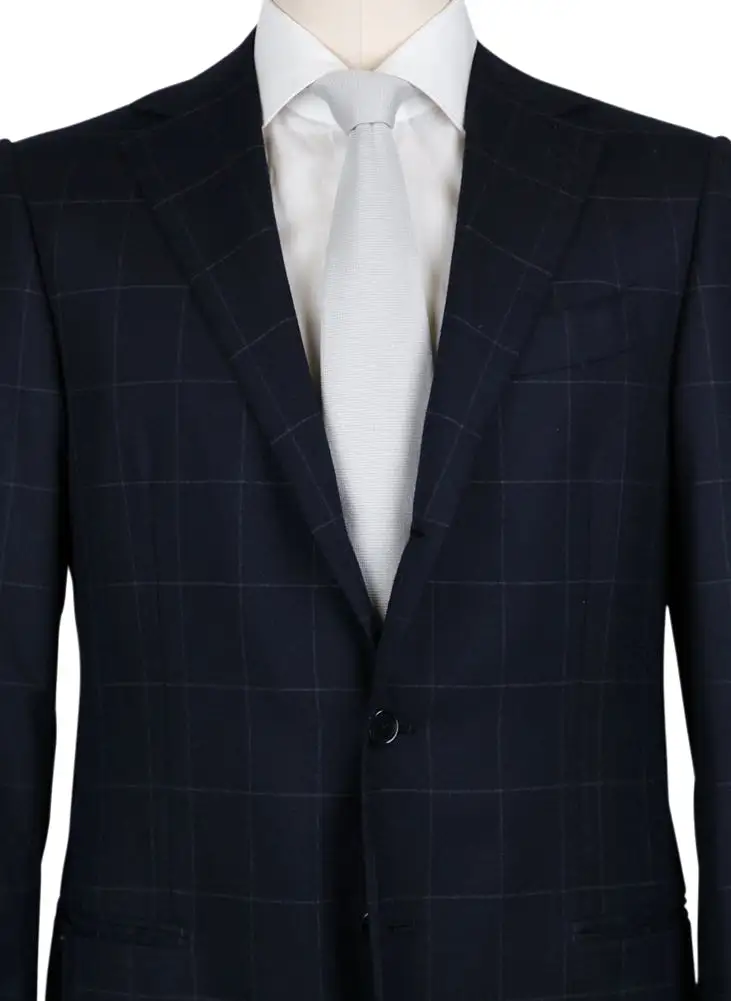 Borrelli Midnight Navy Blue Suit