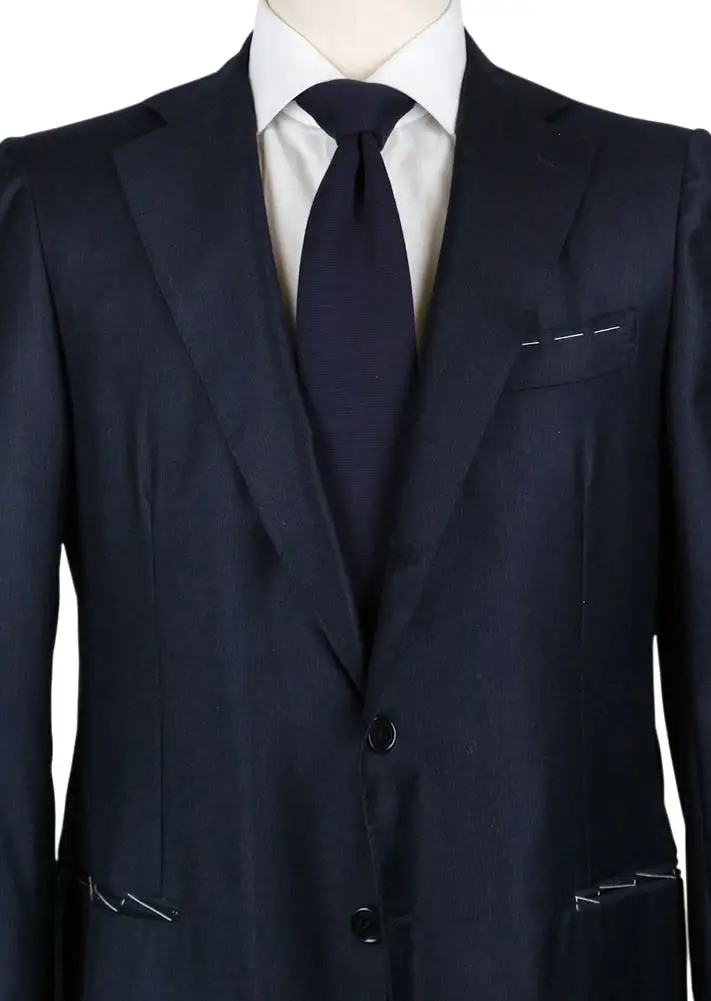 Borrelli Midnight Navy Blue Suit