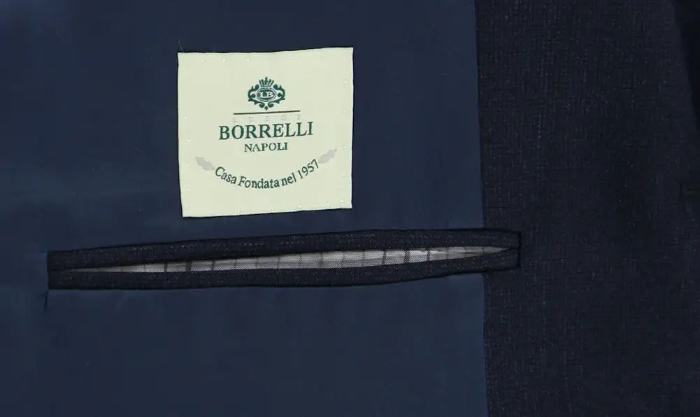 Borrelli Midnight Navy Blue Suit