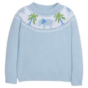 Boy Elephant Fair Isle Sweater