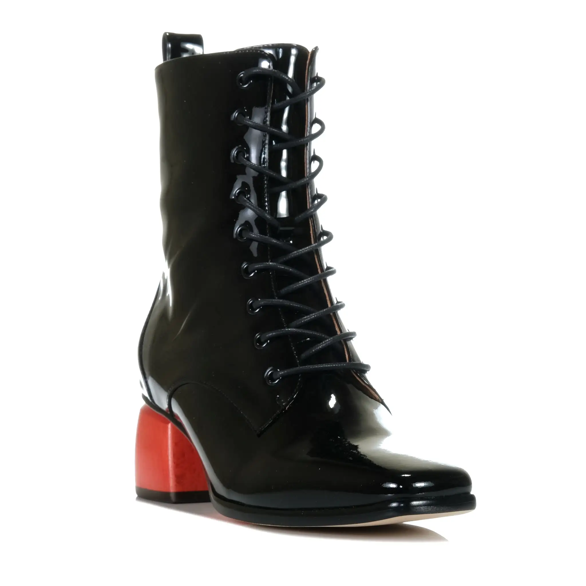 Bresley Pringle Black Patent/Red