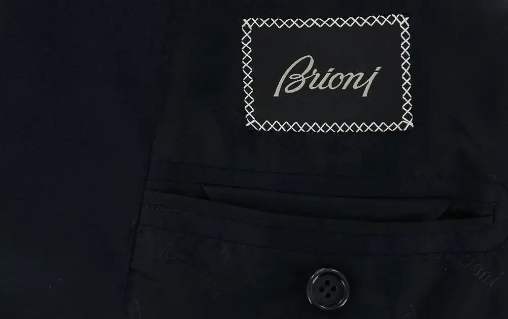 Brioni Midnight Navy Blue Suit