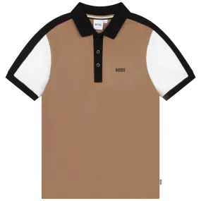 BROWN POLO T- SHIRT