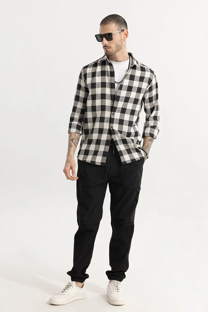 Chess Square Black Checks Shirt