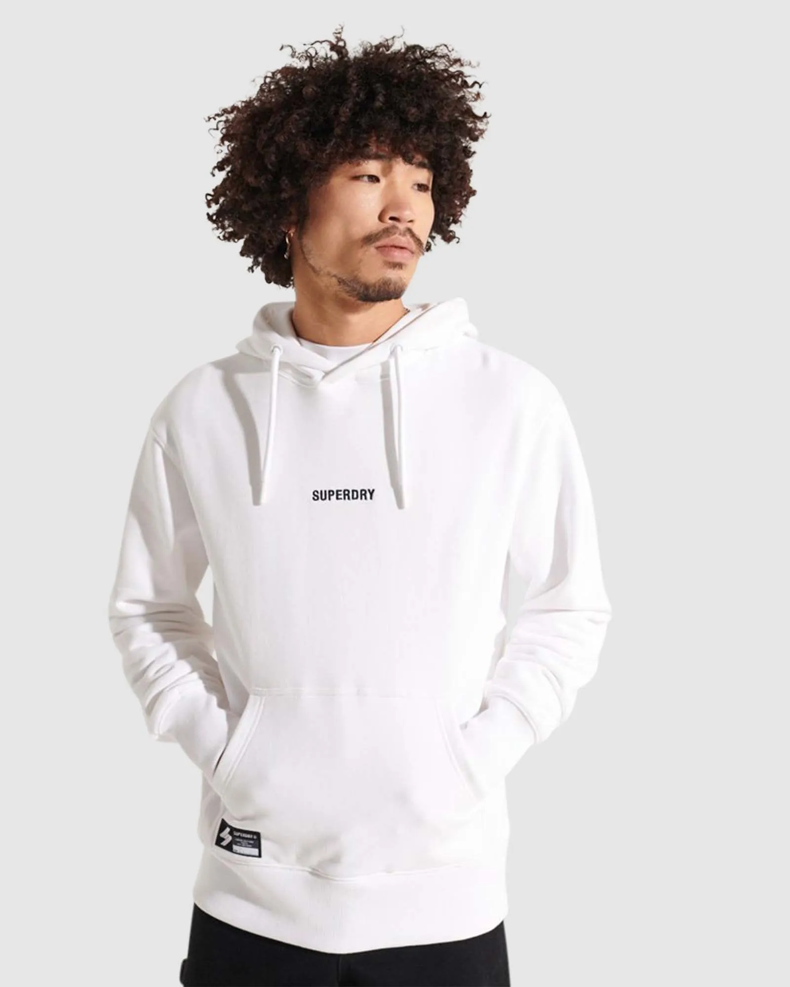 Code Micro Logo Pullover Hoodie | Optic