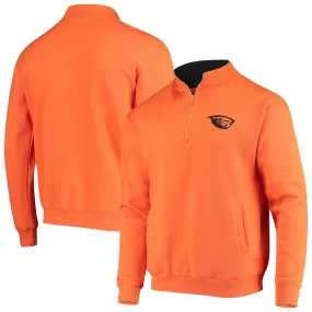 Colosseum Oregon State Beavers Orange Tortugas Logo Quarter-Zip Jacket