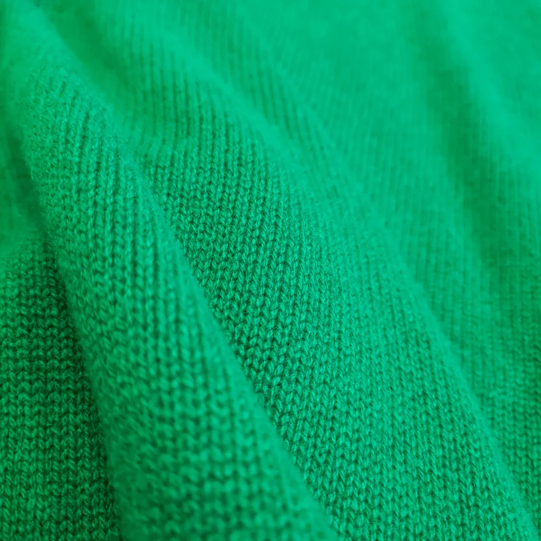 CREW NECK CASHMERE SWEATER GREEN