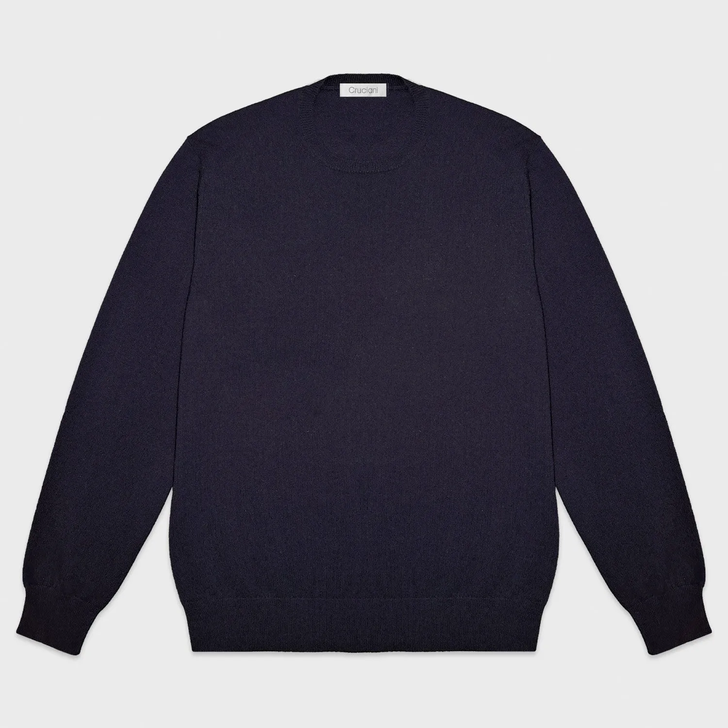 Cruciani Cashmere Sweater Crewneck Blue