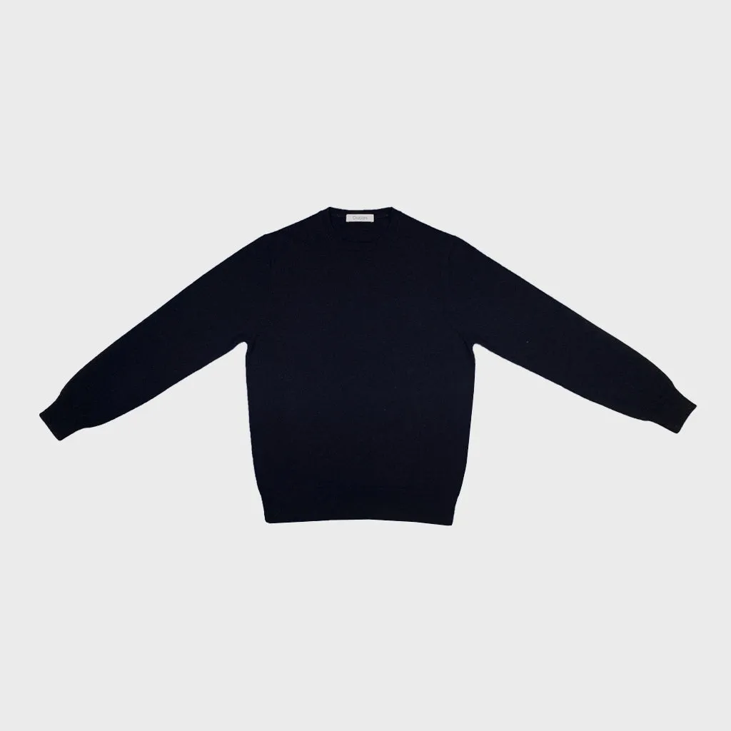 Cruciani Cashmere Sweater Crewneck Blue