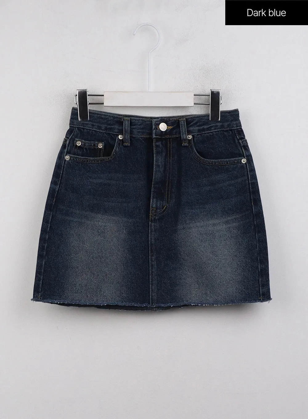 Denim High Waist Mini Skirt CJ412