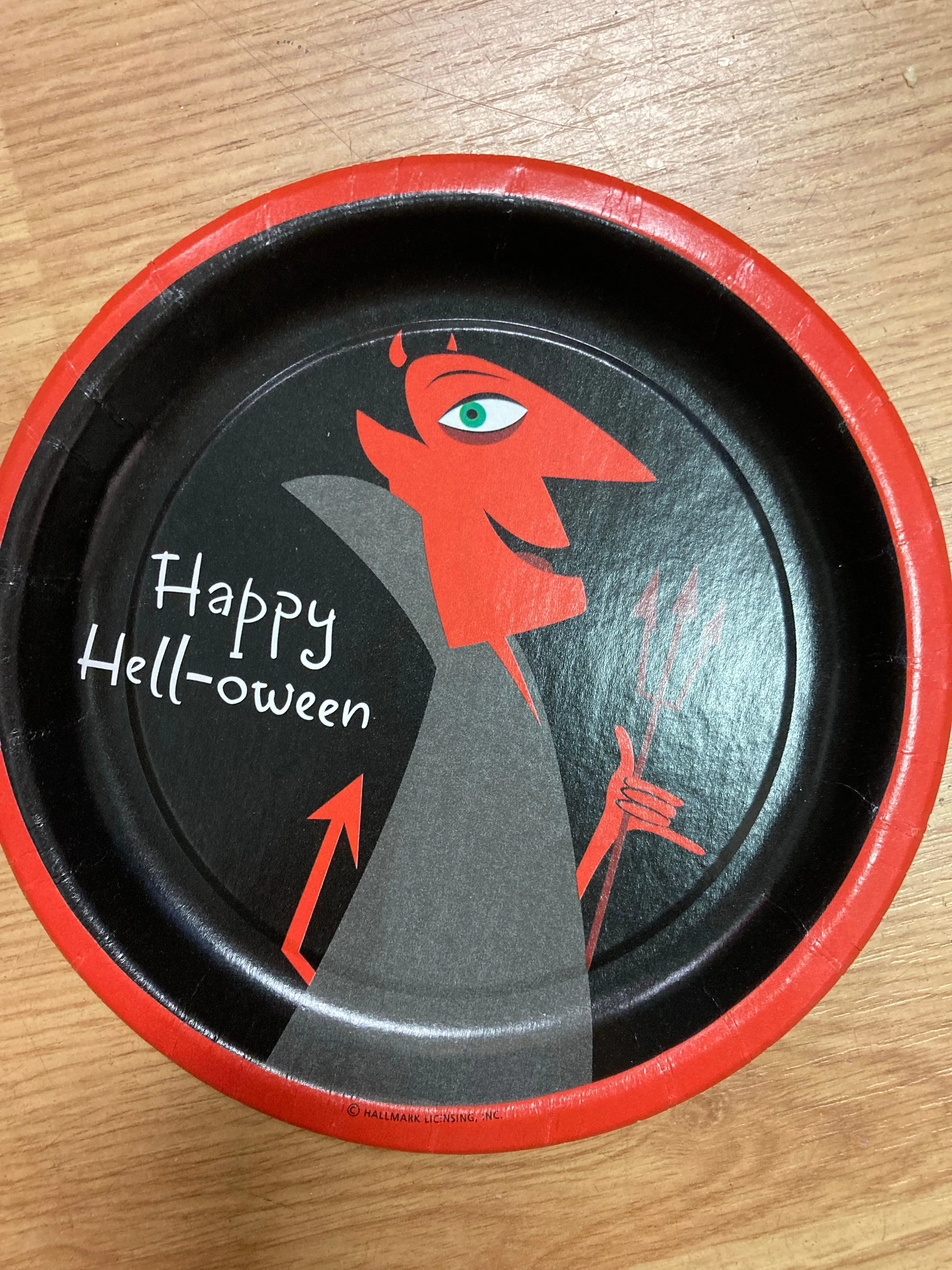 Dessert Halloween Plates