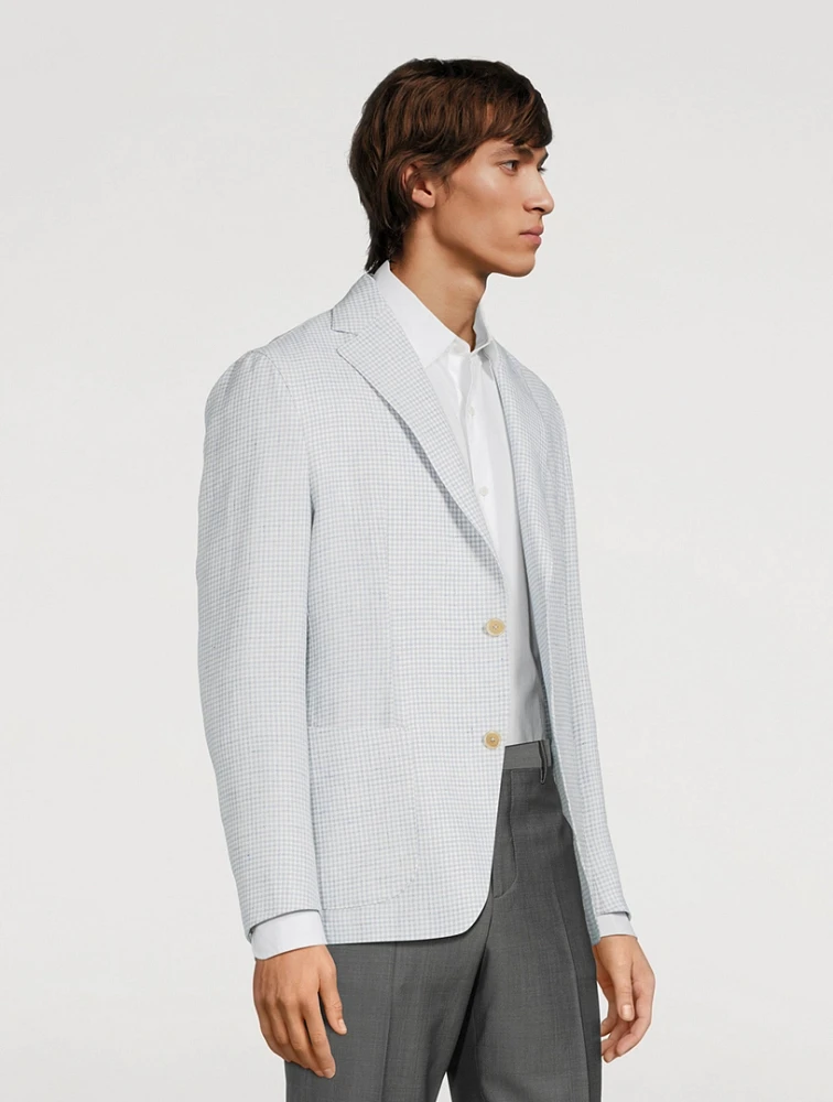 ELEVENTY Linen And Wool Jacket