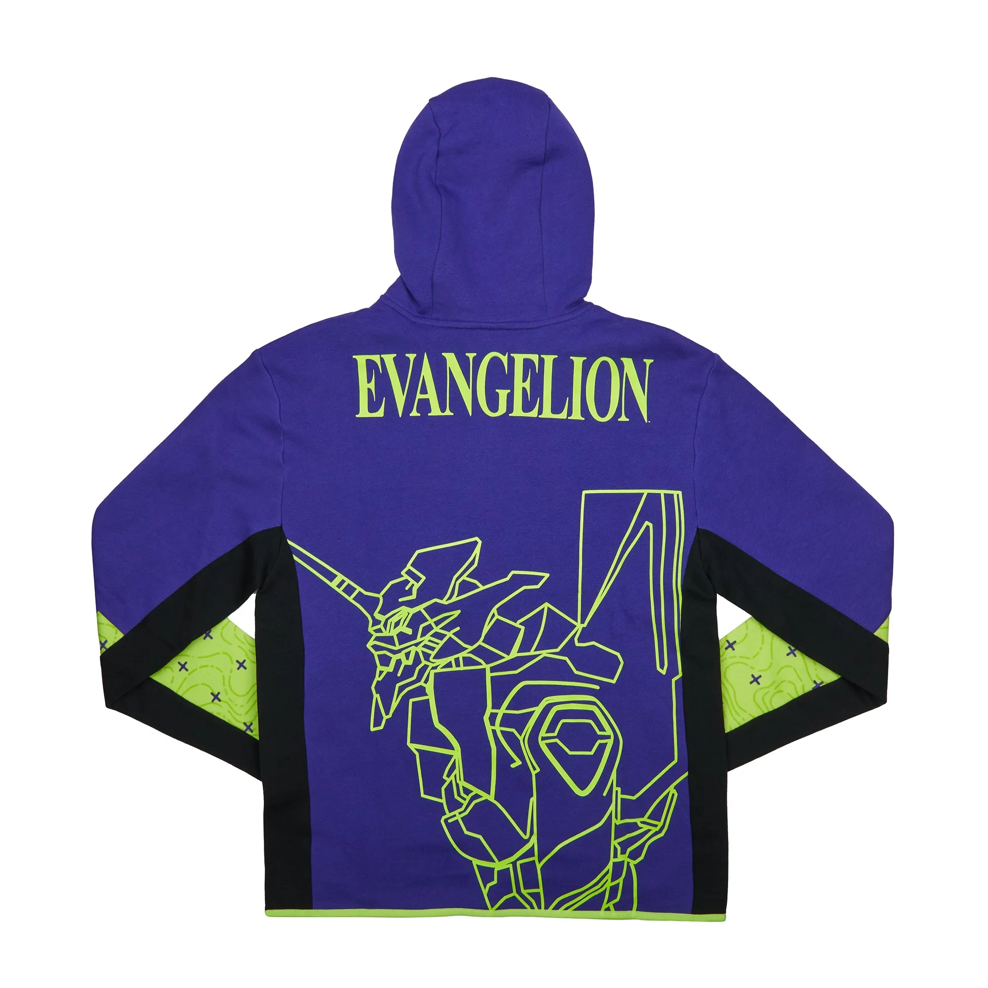 Eva Unit-01 Contrast Zip Hoodie