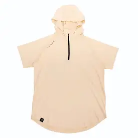 FUNDAMENTALS | 1/4 Zip S/S Hoodie |  Cream