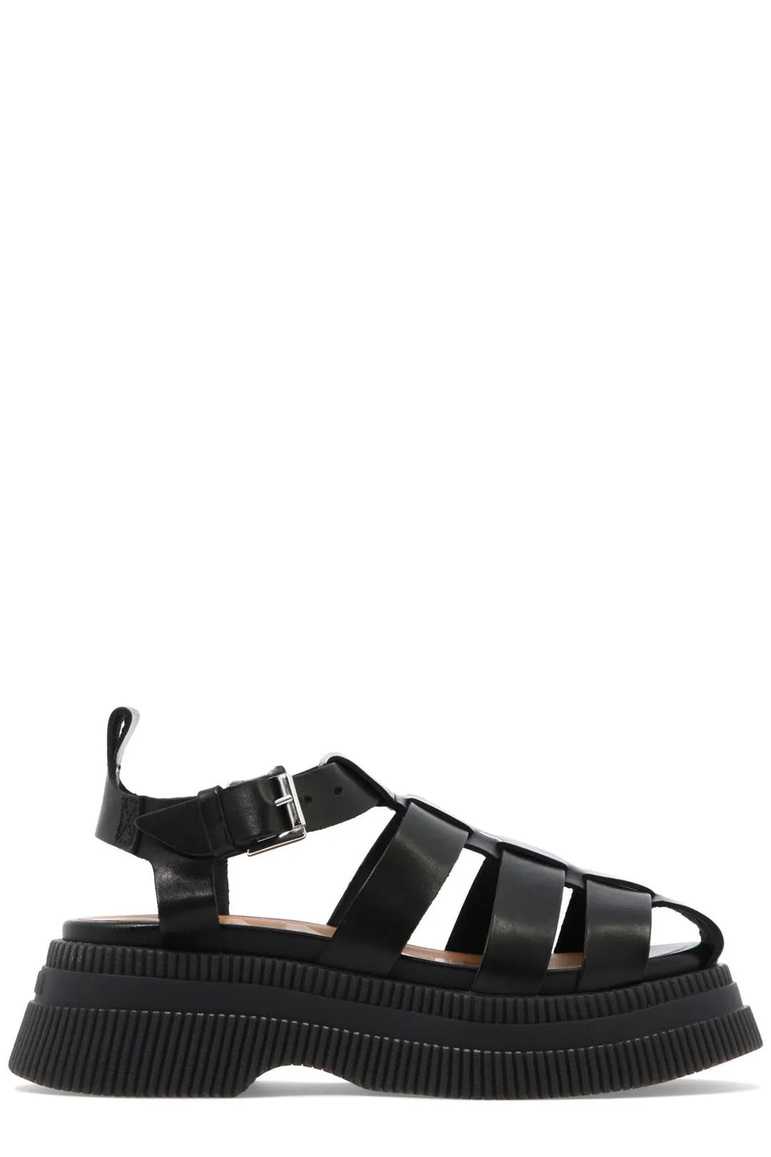 Ganni Creepers Buckle Fastened Caged Sandals