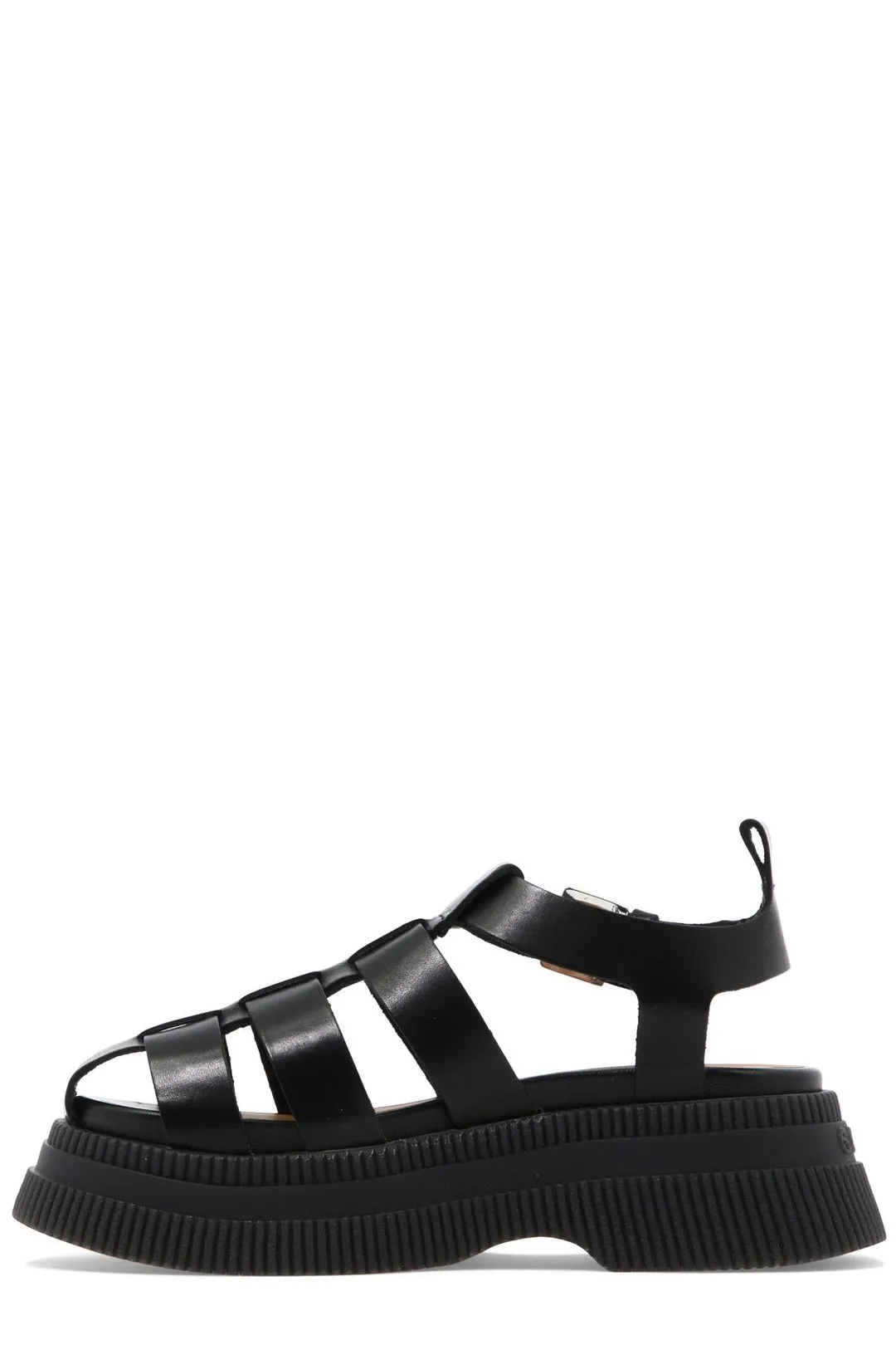 Ganni Creepers Buckle Fastened Caged Sandals