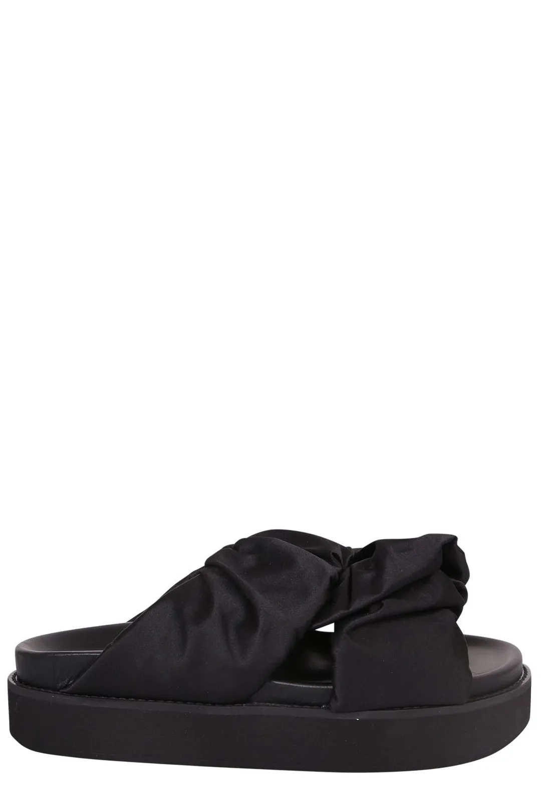 Ganni Ruched Platform Sandals