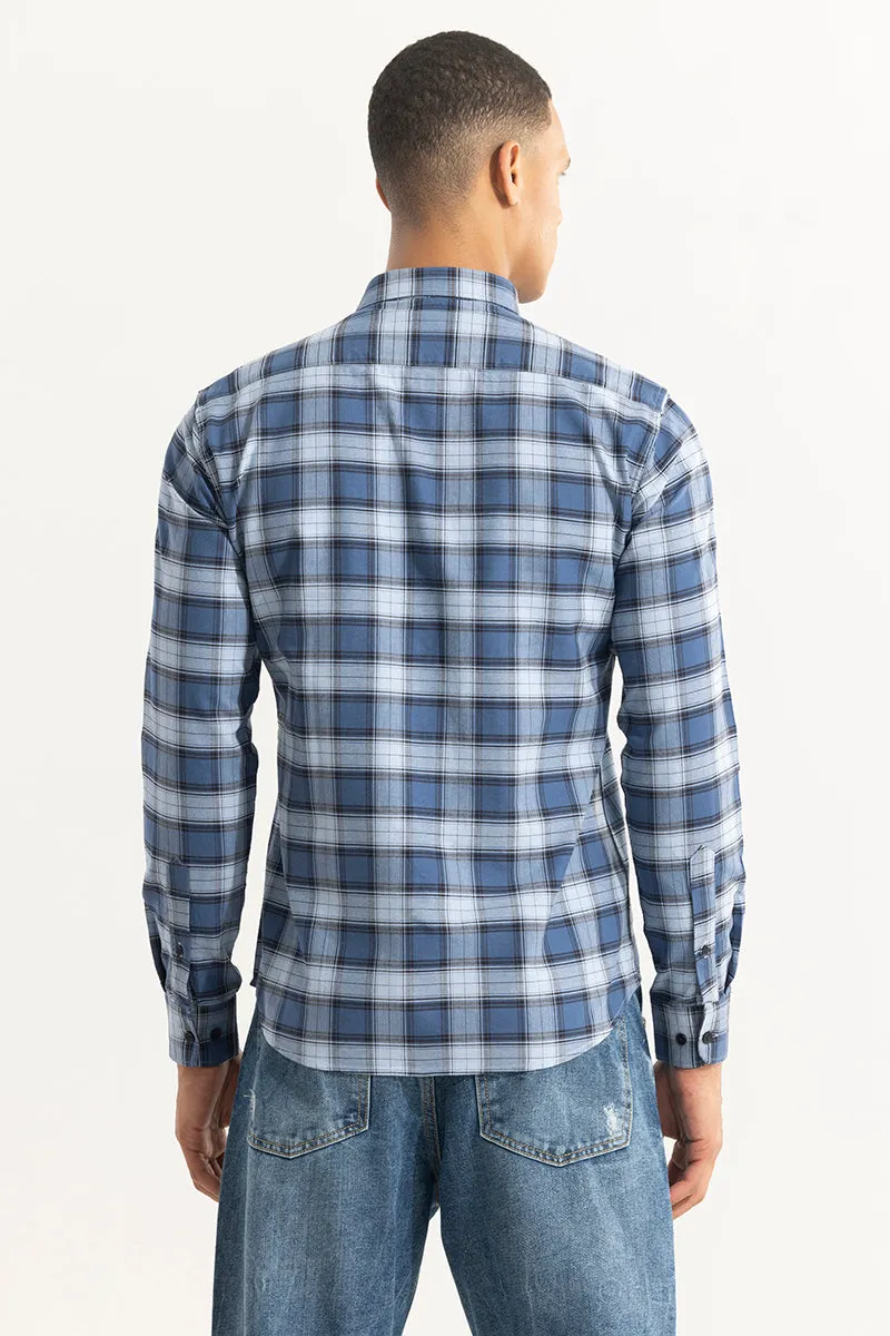 Gazing Grid Blue Checks Shirt