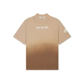 GRADIENT T-SHIRT BROWN