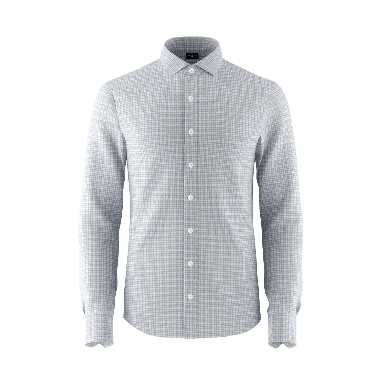 Grey Cells Light Grey Checks Shirt