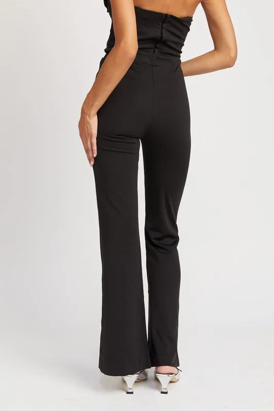 HIGH WAIST FLARED PANTS