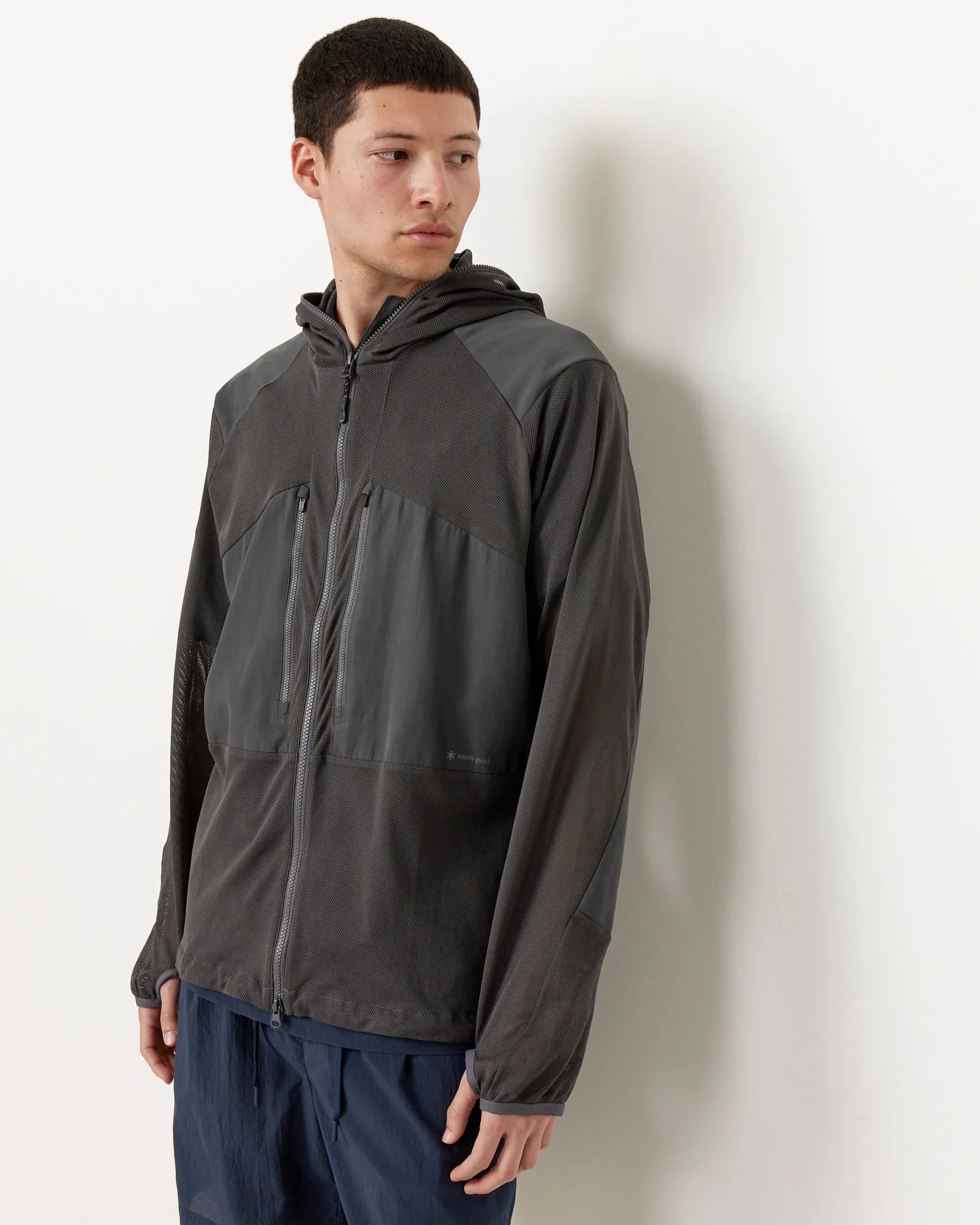 Insect Shield Mesh Jacket in Charcoal