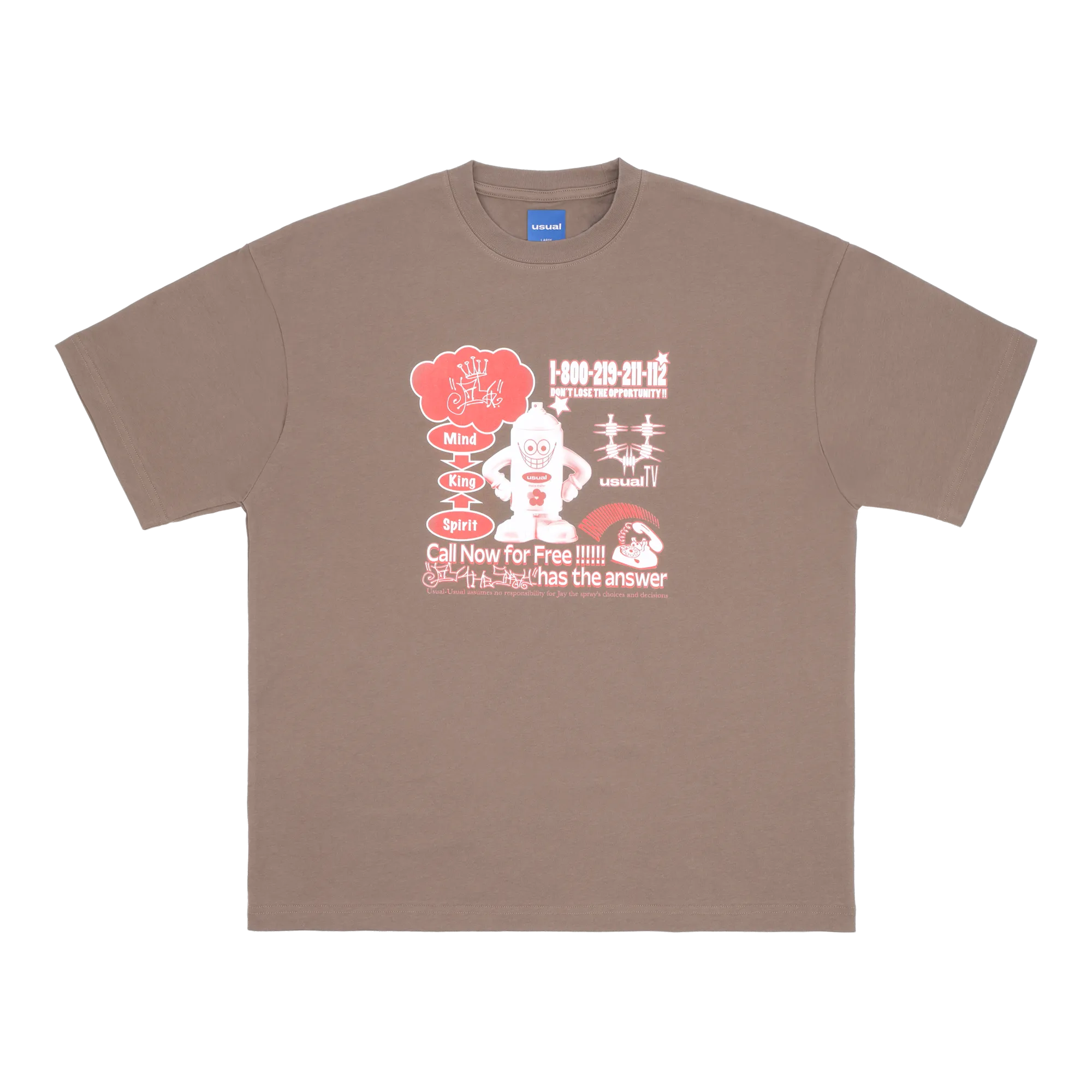 JAY T-SHIRT BROWN